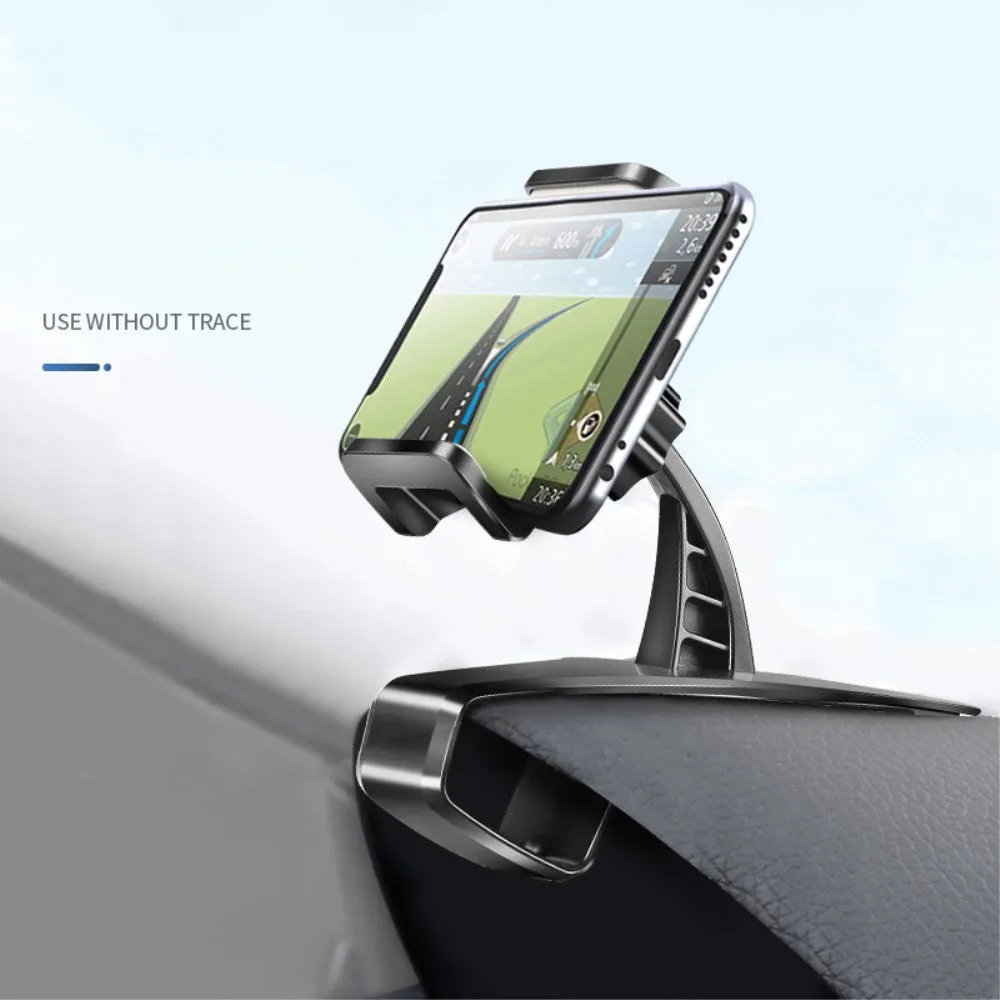 3 in 1 Car GPS Smartphone Holder: Dashboard / Visor Clamp   AC Grid Clip for FLY LIFE COMPACT 4G (2018) - Black