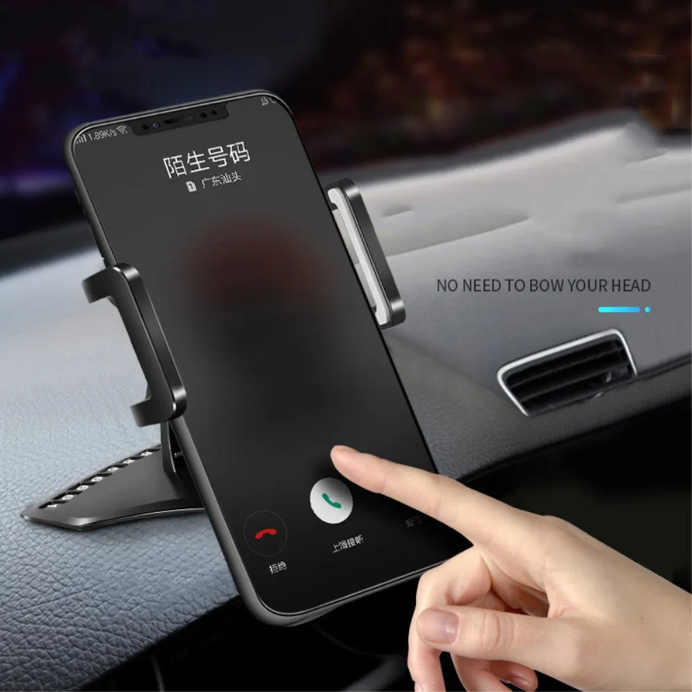 3 in 1 Car GPS Smartphone Holder: Dashboard / Visor Clamp   AC Grid Clip for FLY LIFE COMPACT 4G (2018) - Black