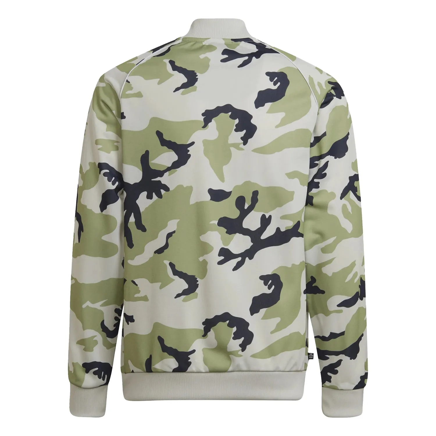 Adidas Big Kid's Camo SST Track Jacket Orbit Grey-Magic Lime-Shadow Navy