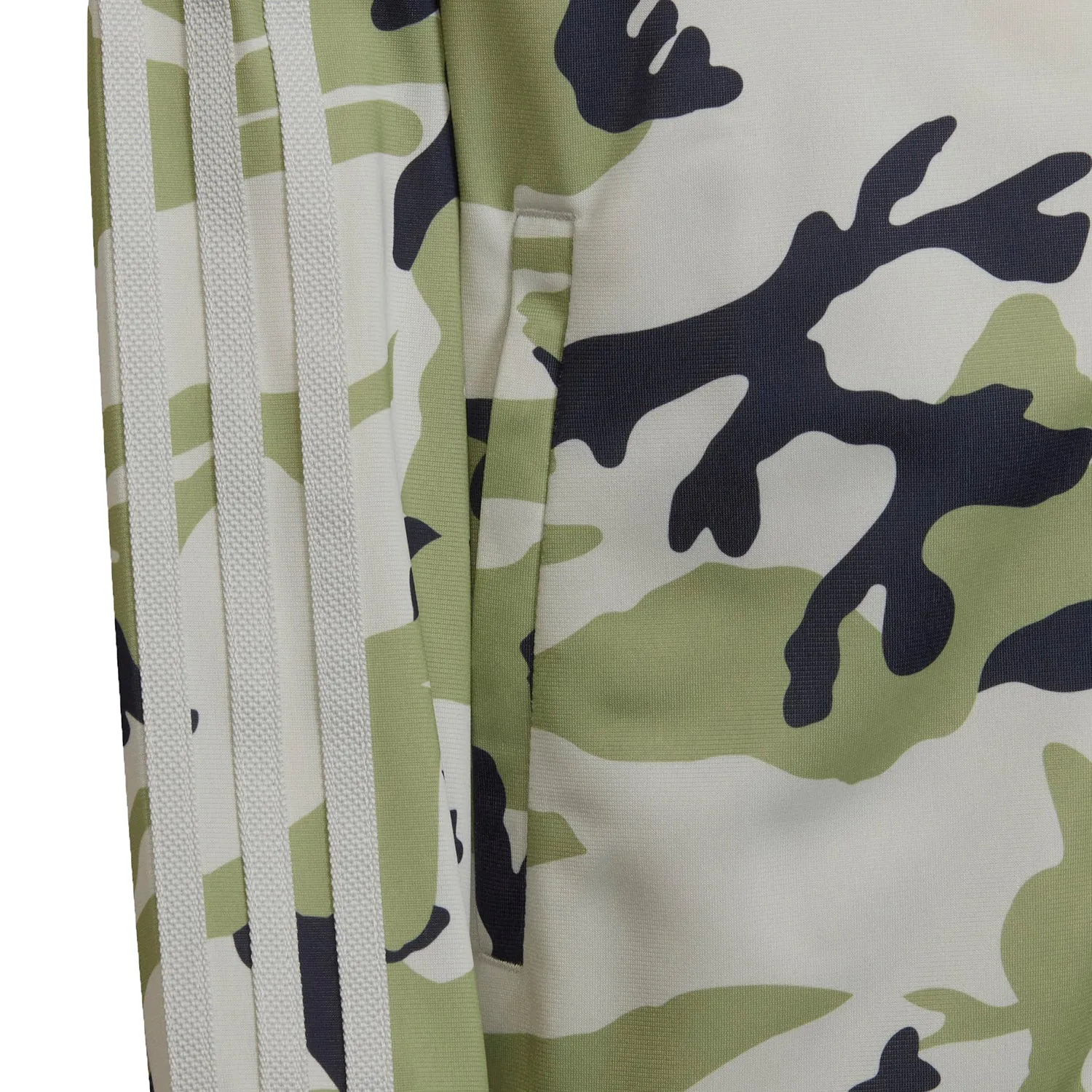 Adidas Big Kid's Camo SST Track Jacket Orbit Grey-Magic Lime-Shadow Navy