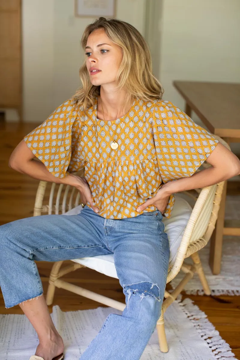 Basalie Top | Sisters Yellow Organic