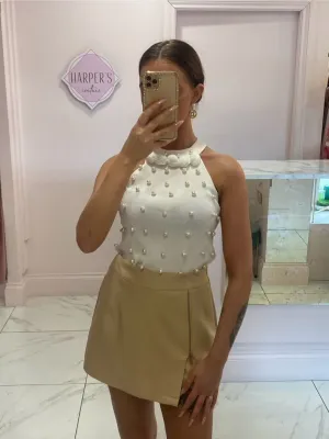 Bethany Pearl & Corsage detail Top