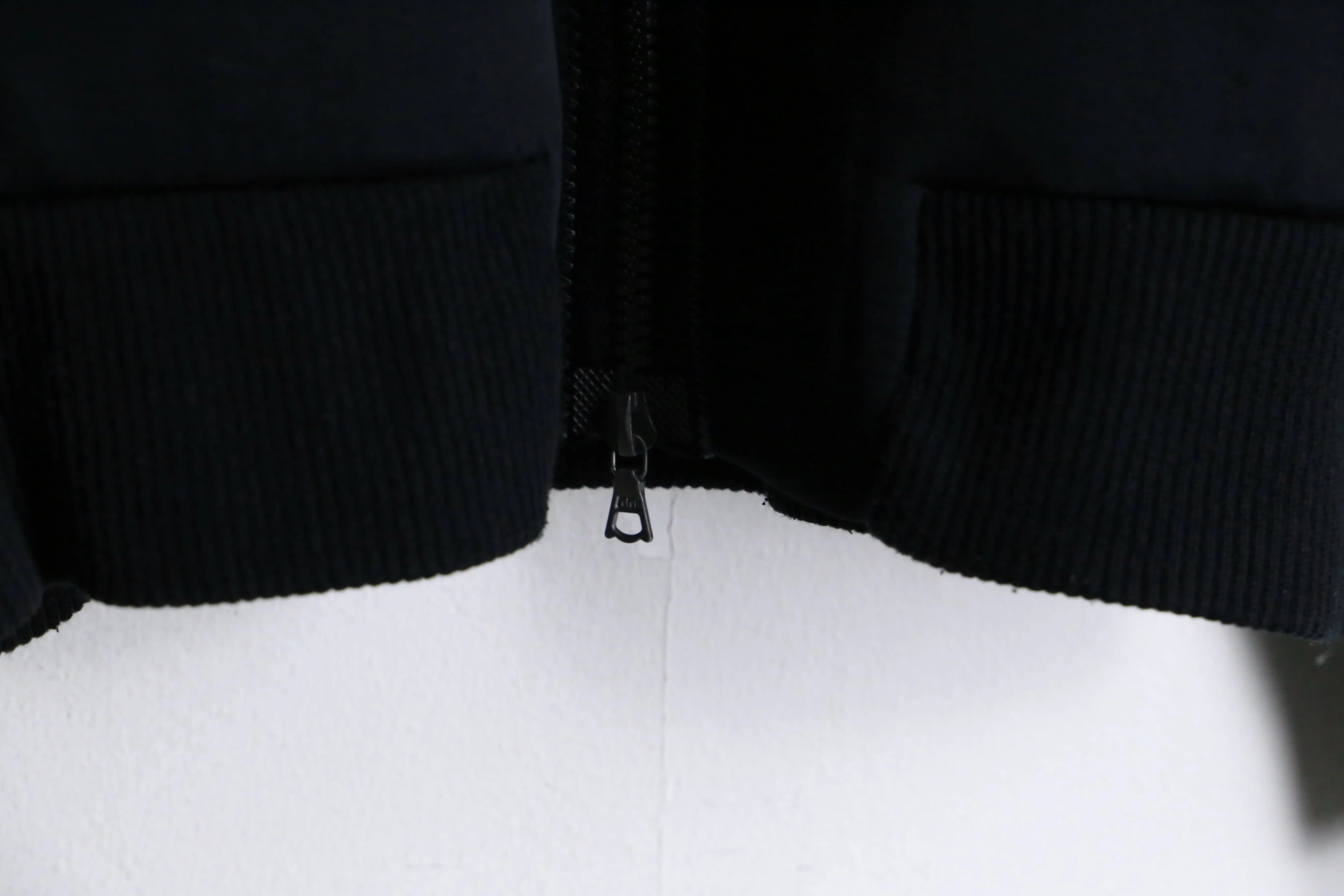 black color high neck track jacket