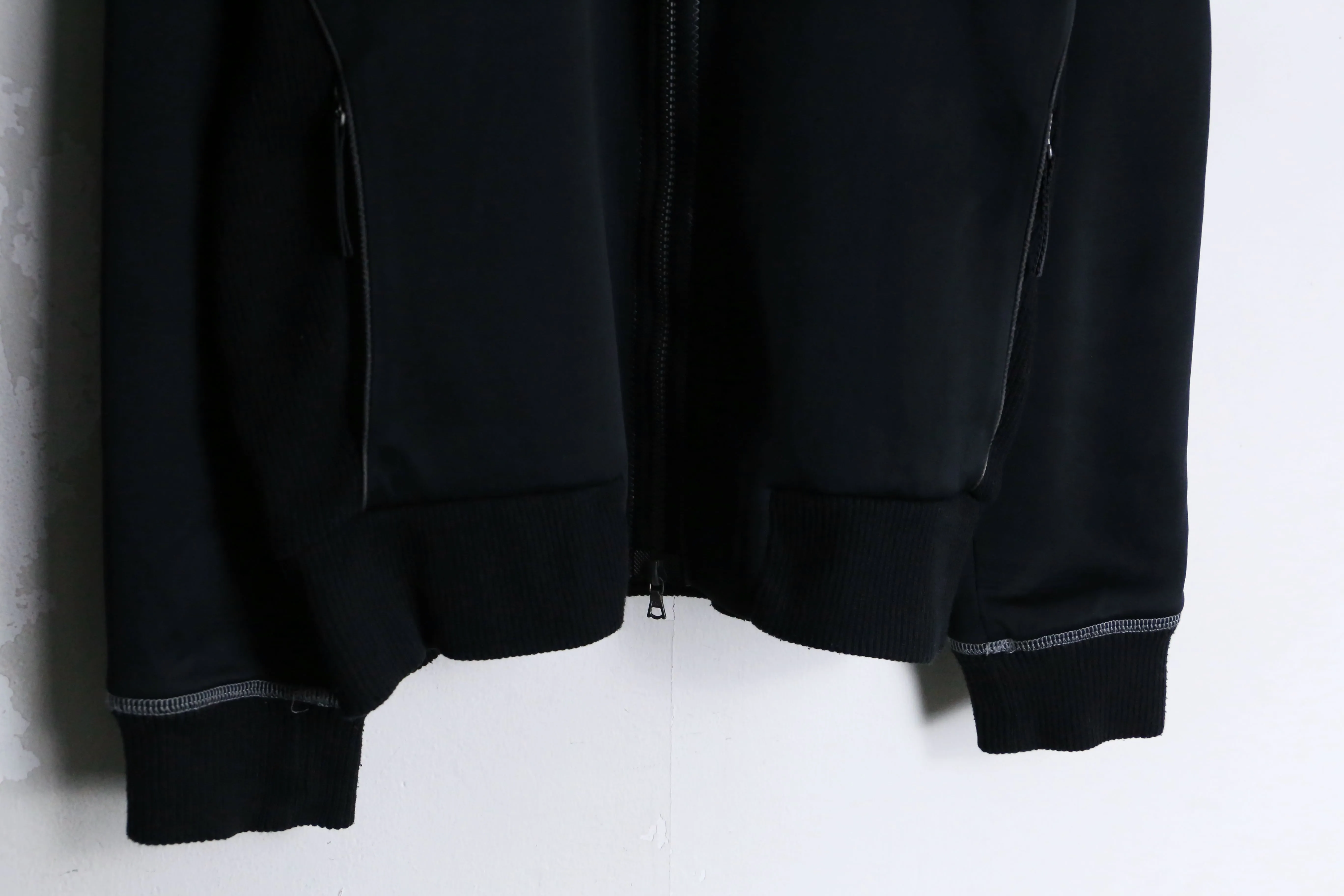 black color high neck track jacket