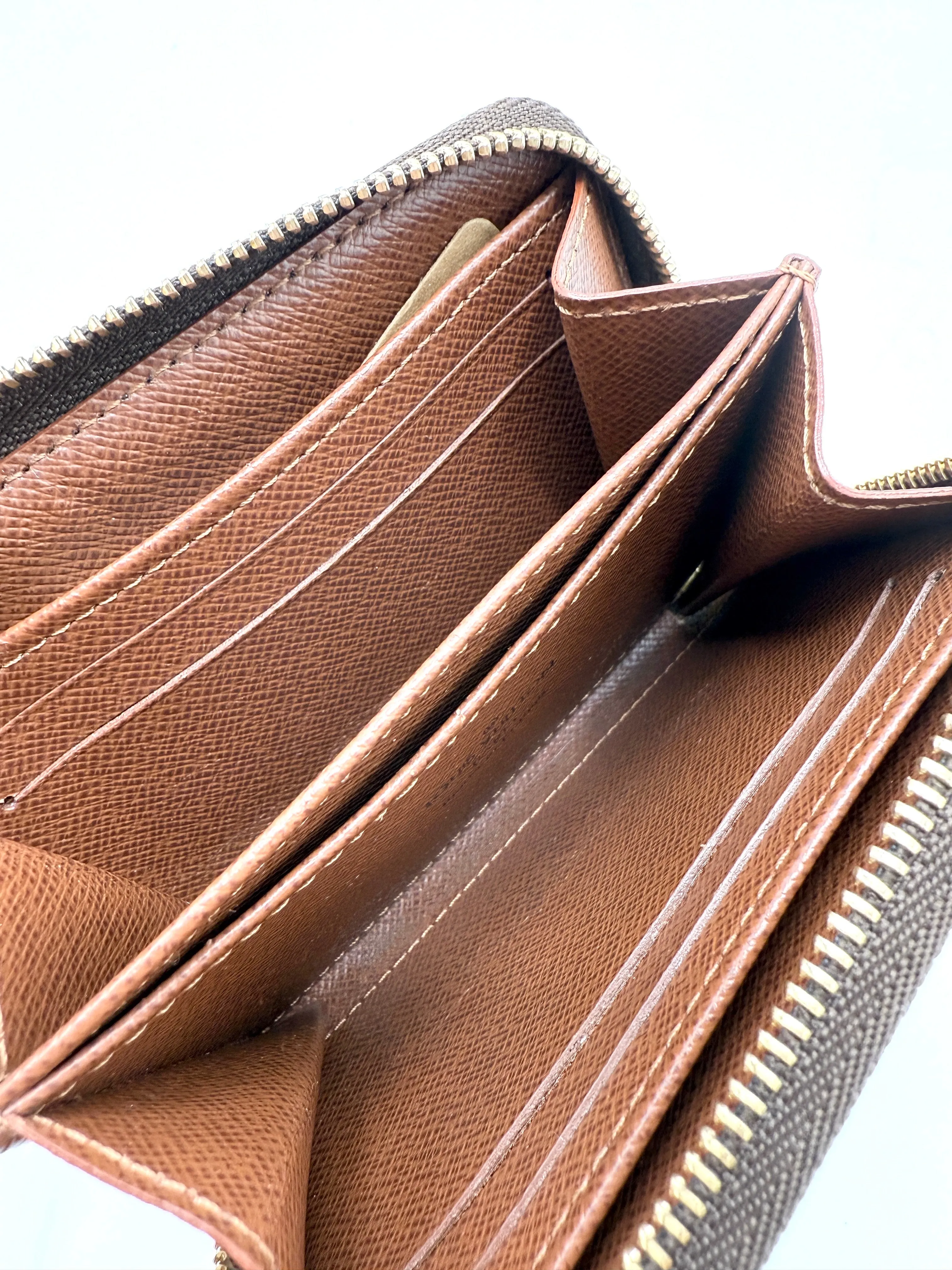Brown Monogram Compact Zippy Wallet