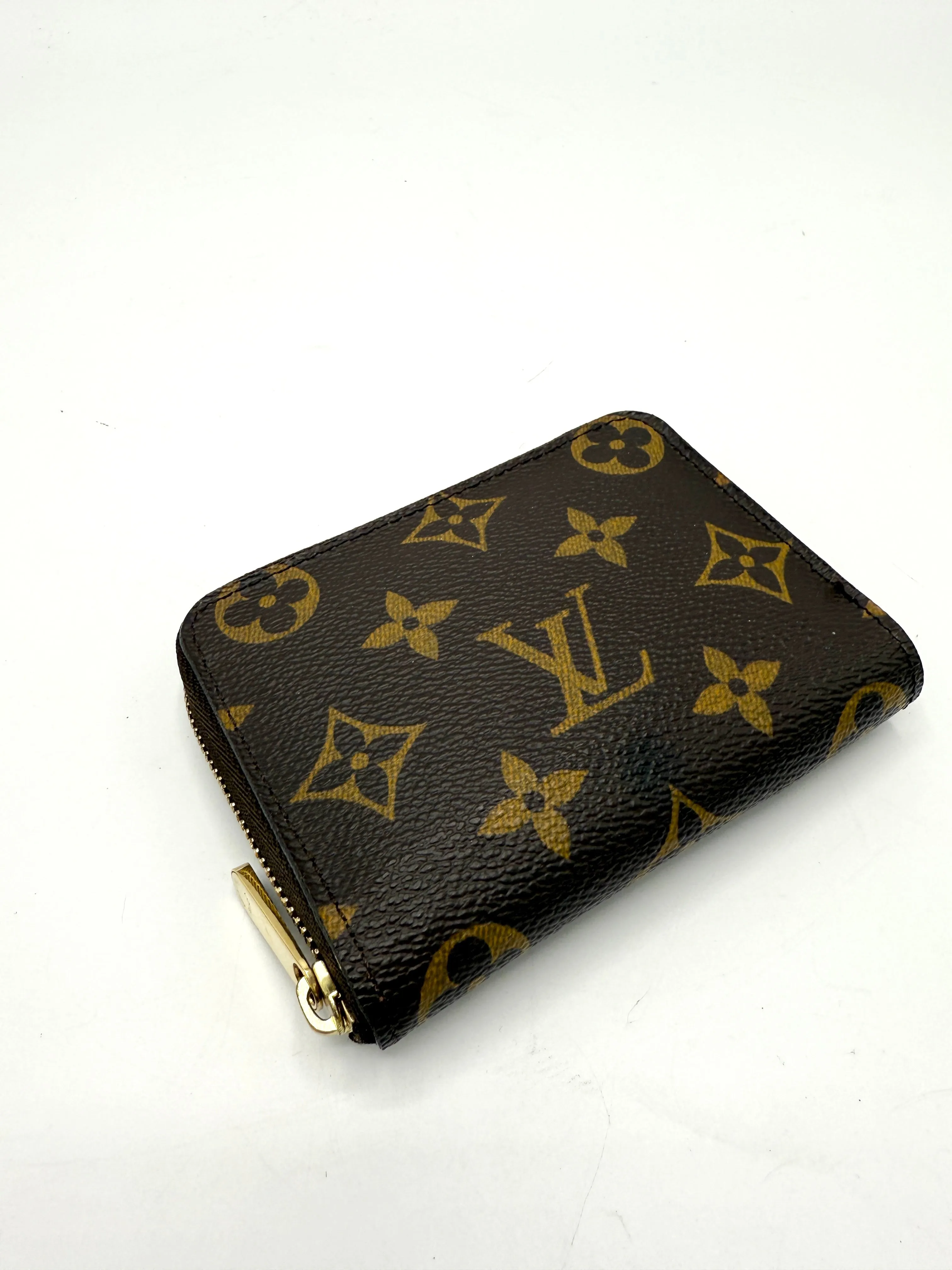 Brown Monogram Compact Zippy Wallet