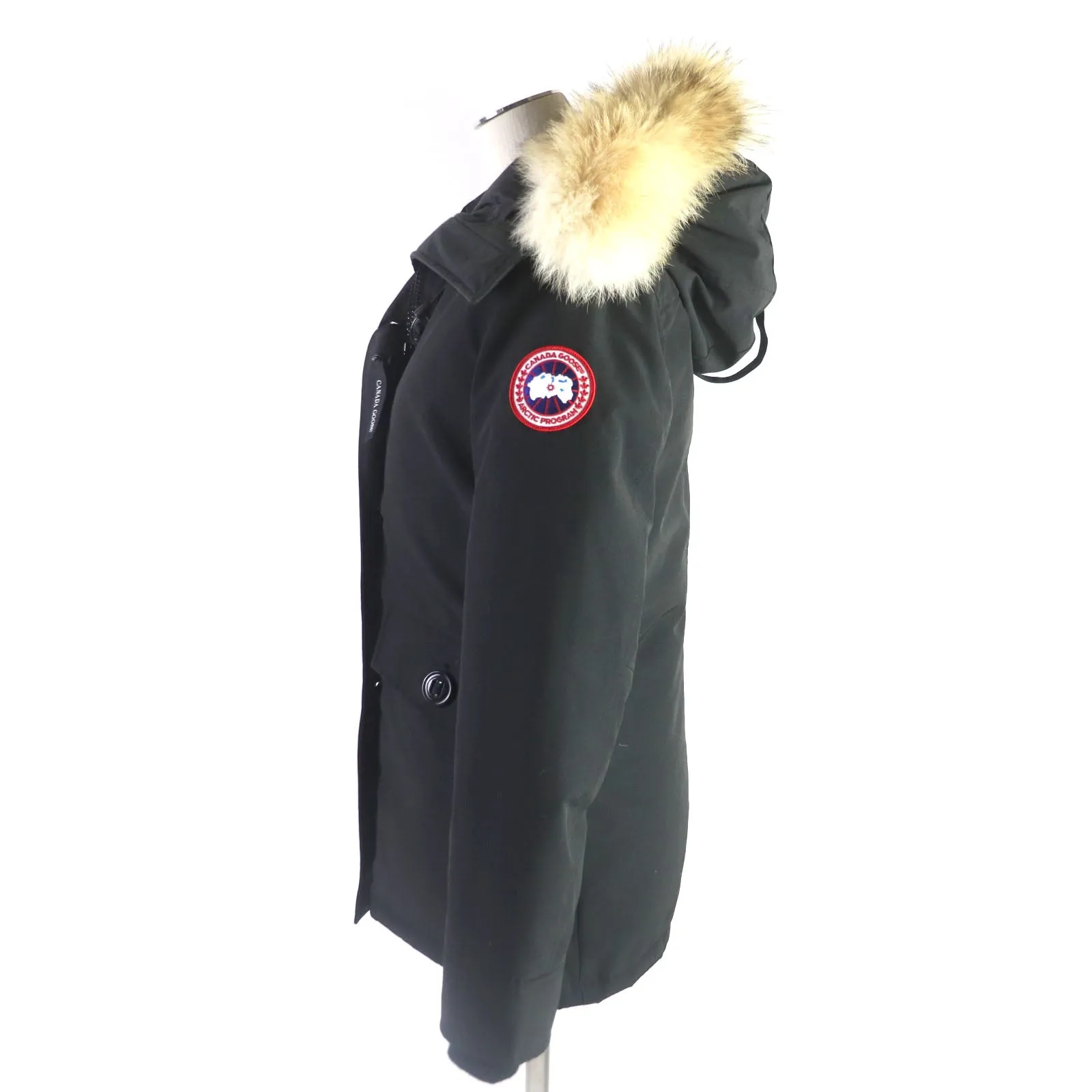 Canada Goose Charlotte Parka Down Coat Black S