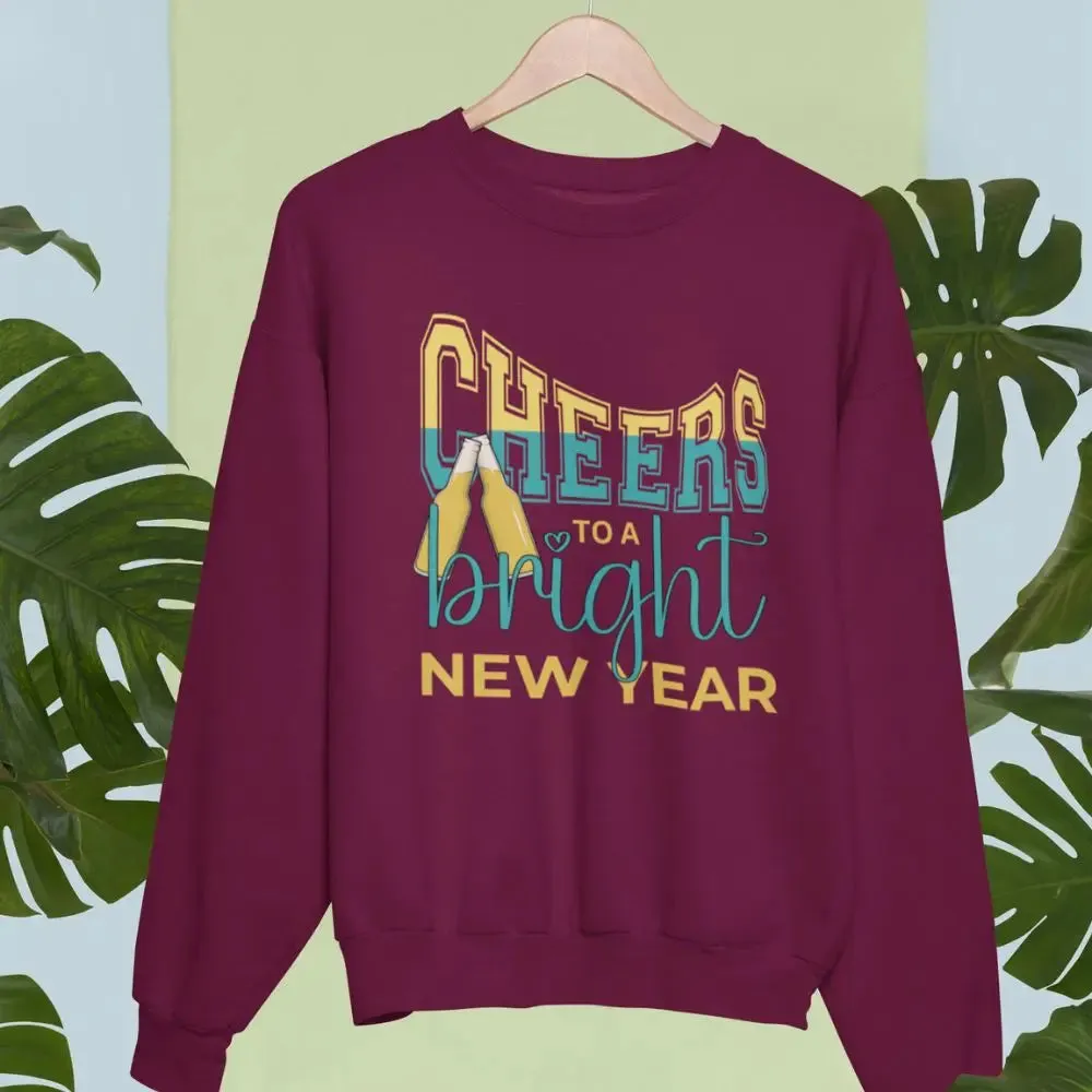Cheers to a Bright New Year Unisex Sweatshirt