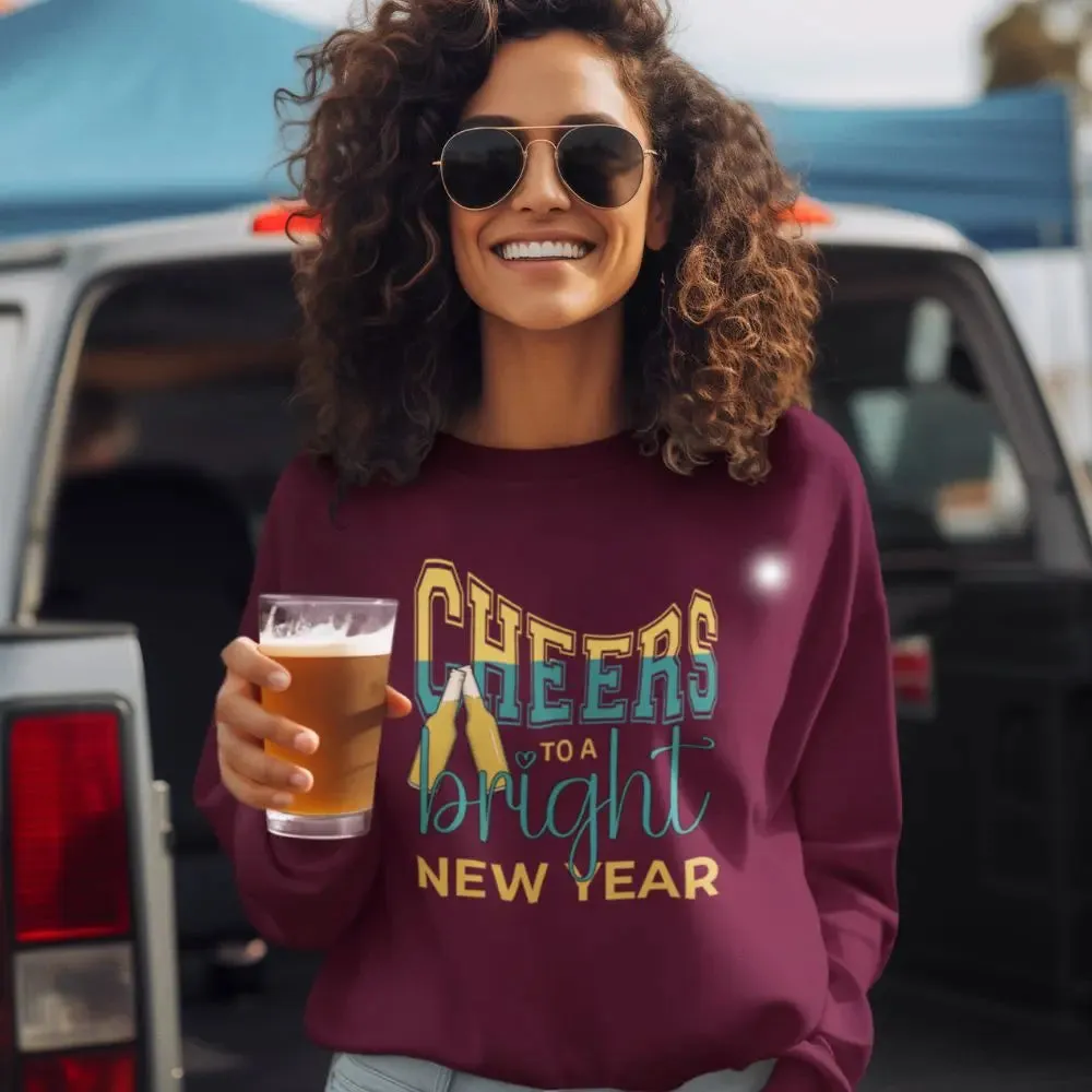 Cheers to a Bright New Year Unisex Sweatshirt