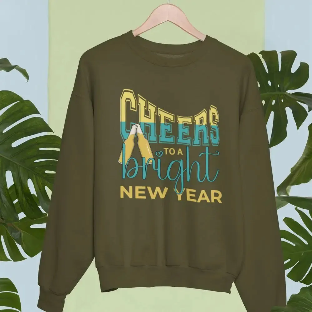 Cheers to a Bright New Year Unisex Sweatshirt