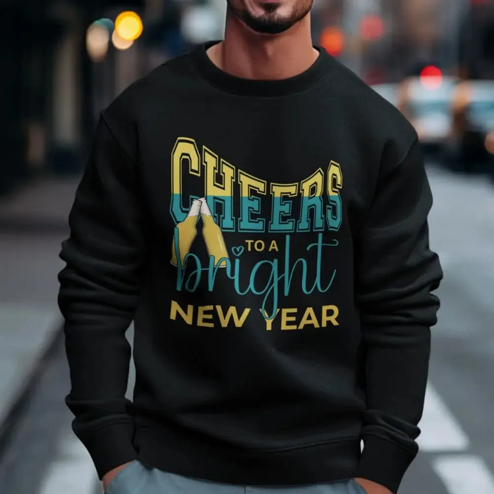 Cheers to a Bright New Year Unisex Sweatshirt
