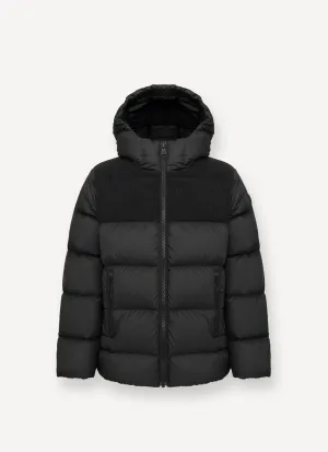 Colmar Black Cord Detail Down Coat