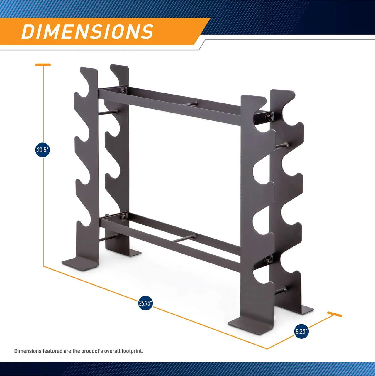 Compact Dumbbell Rack | Marcy DBR-56