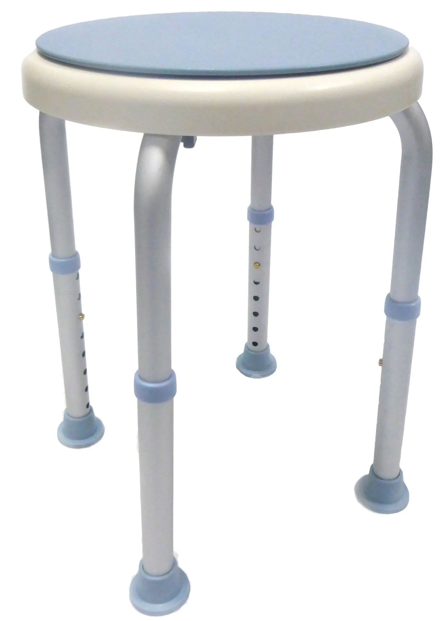 Compact Shower Stool with Rotating Seat