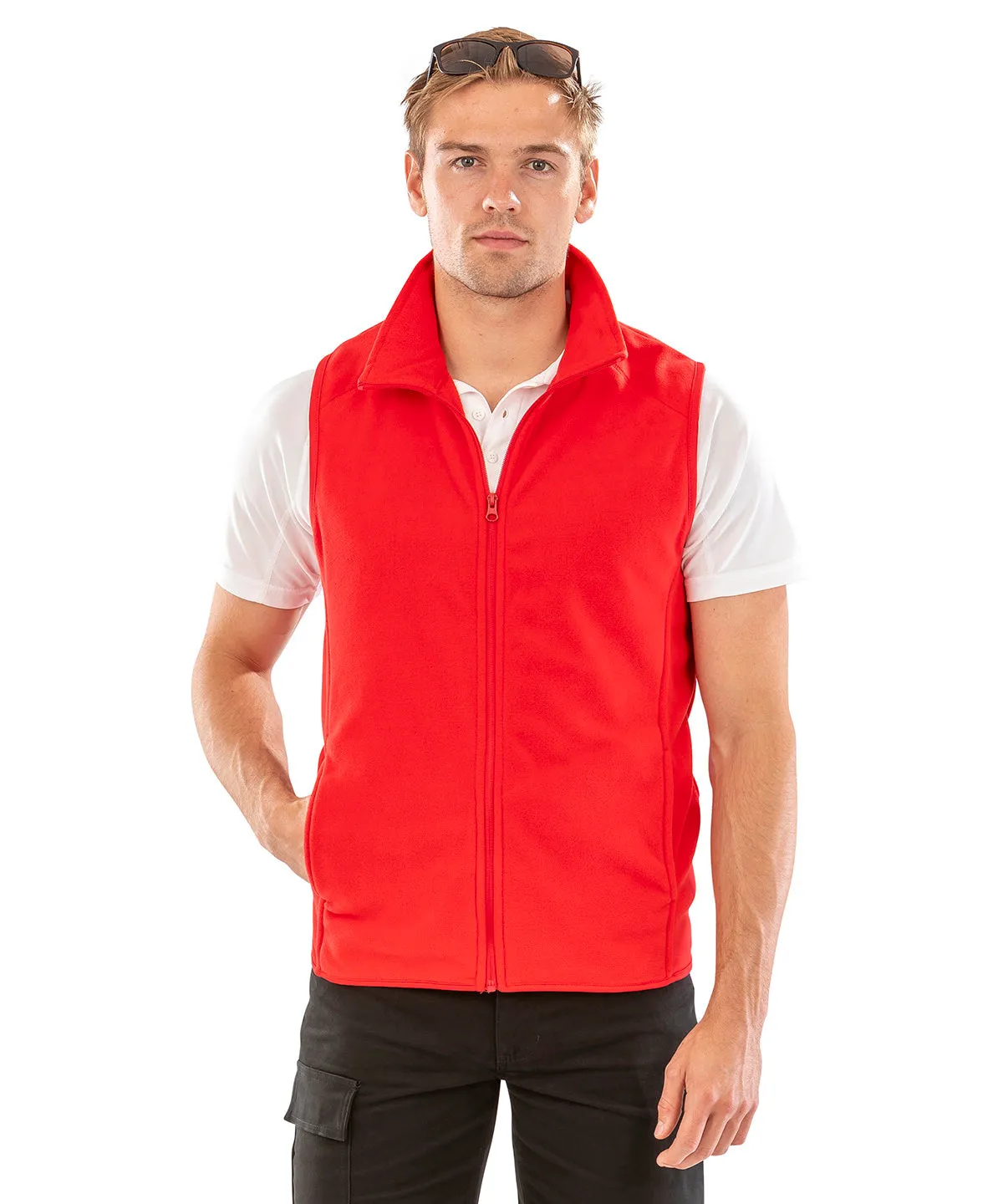 Core microfleece gilet | Charcoal