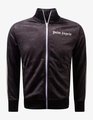 Crocodile Print Track Jacket