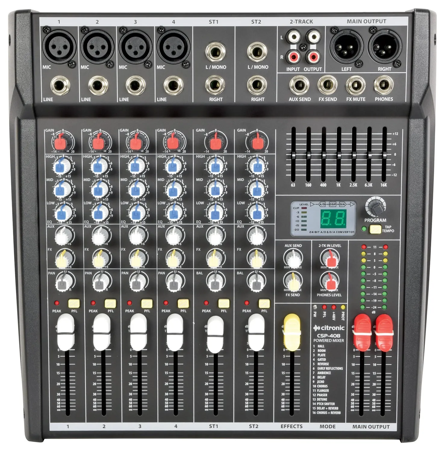 CSP-408 Series Compact Powered Mixer