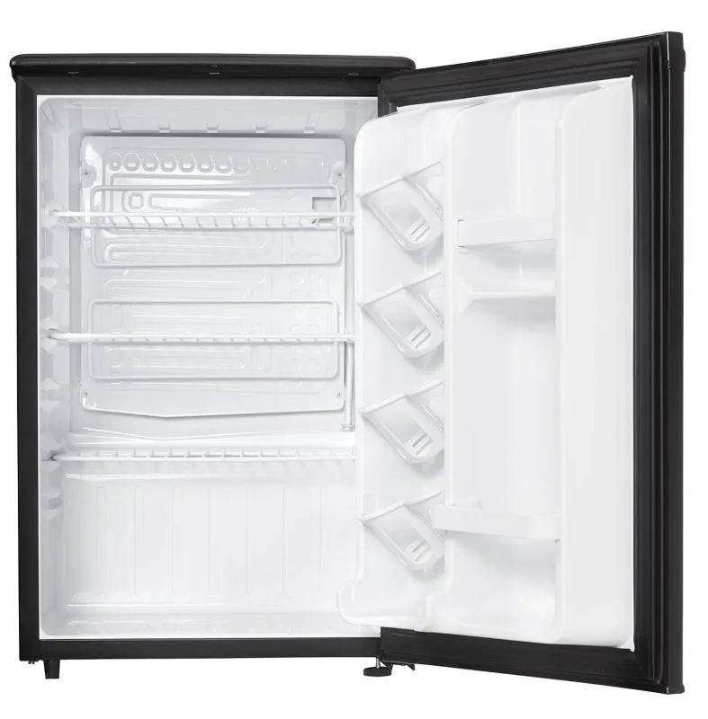Danby Designer Series DAR026A1BDD Compact Refrigerator, 2.6 cu-ft Overall, Black :EA: QUANTITY: 1