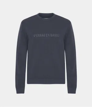 Dark grey bamboo sweatshirt with logo