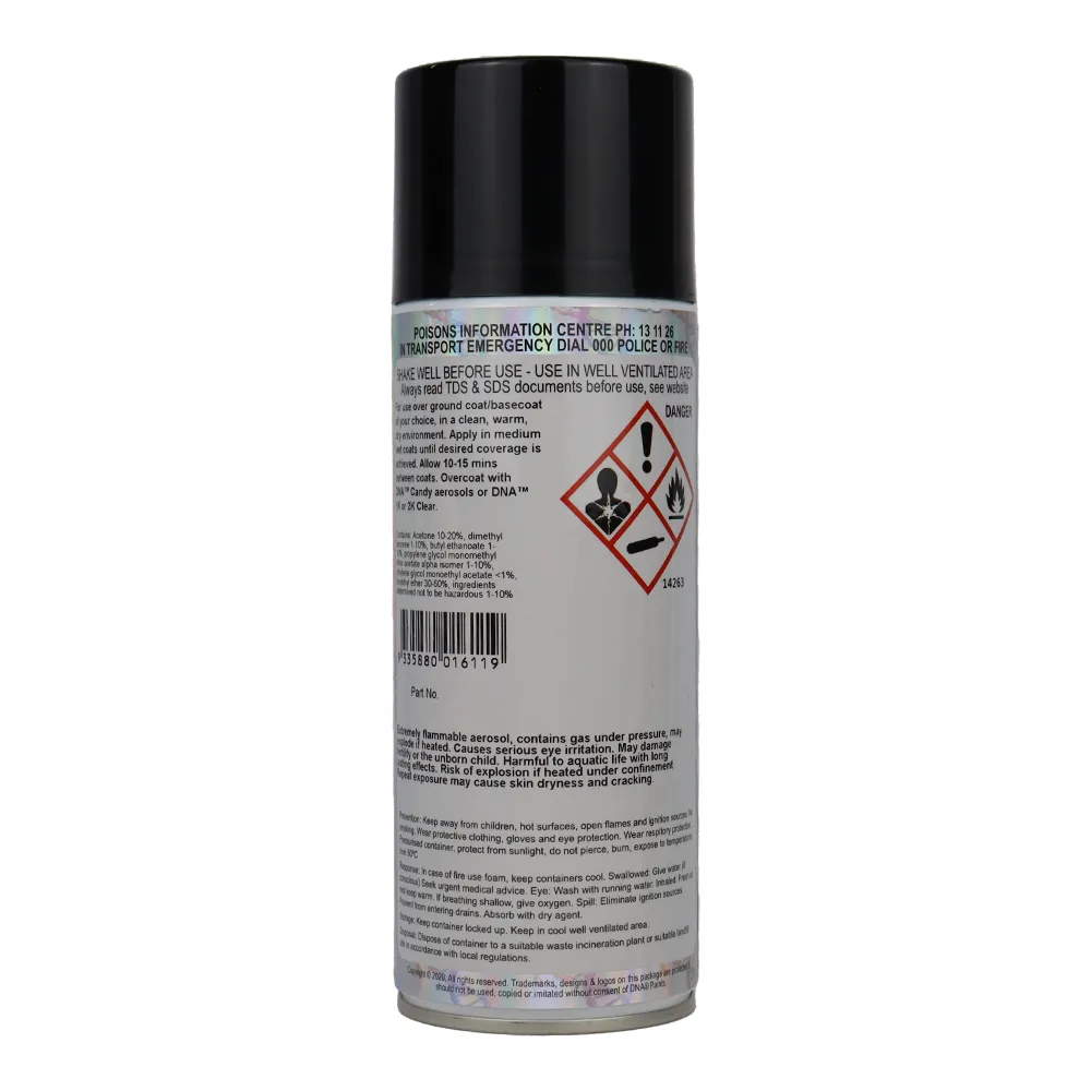 DNA PAINTS Metal Flake 350ml Aerosol Fuchsia Coarse - 100 Micron