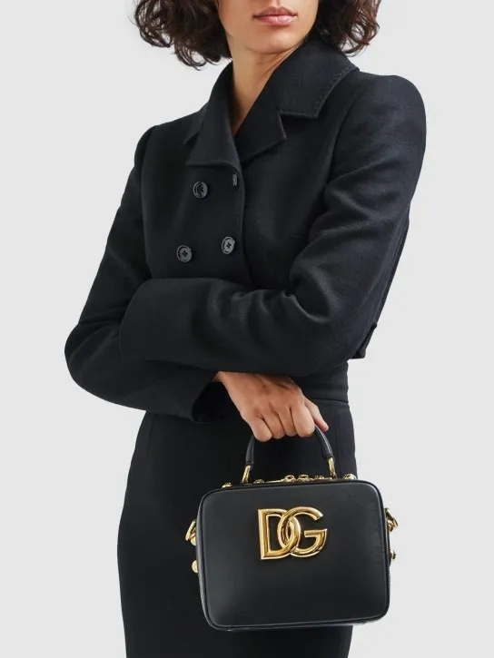 Dolce&amp;Gabbana   Small 3.5 leather top handle bag 