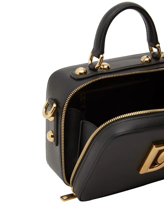Dolce&amp;Gabbana   Small 3.5 leather top handle bag 