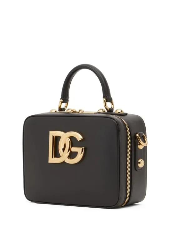 Dolce&amp;Gabbana   Small 3.5 leather top handle bag 