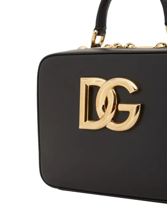 Dolce&amp;Gabbana   Small 3.5 leather top handle bag 