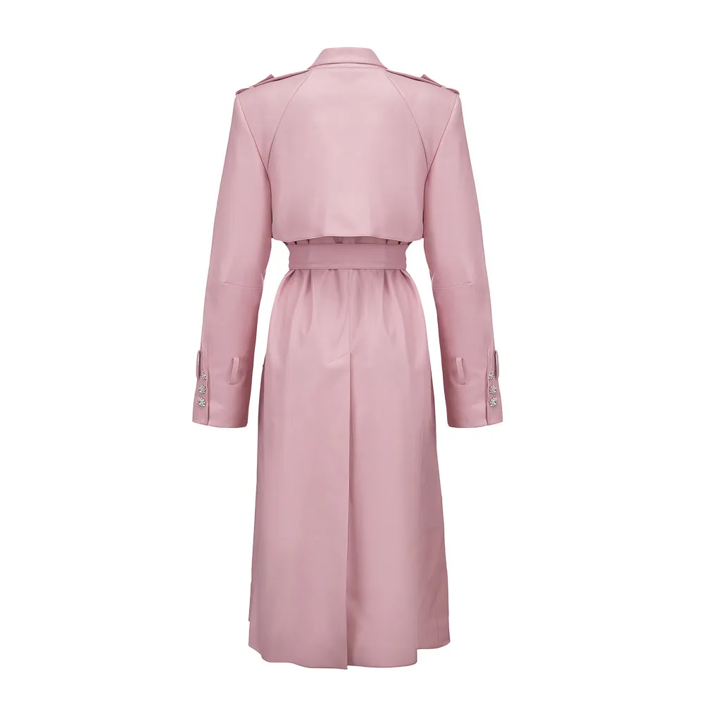 Eco-leather Trench