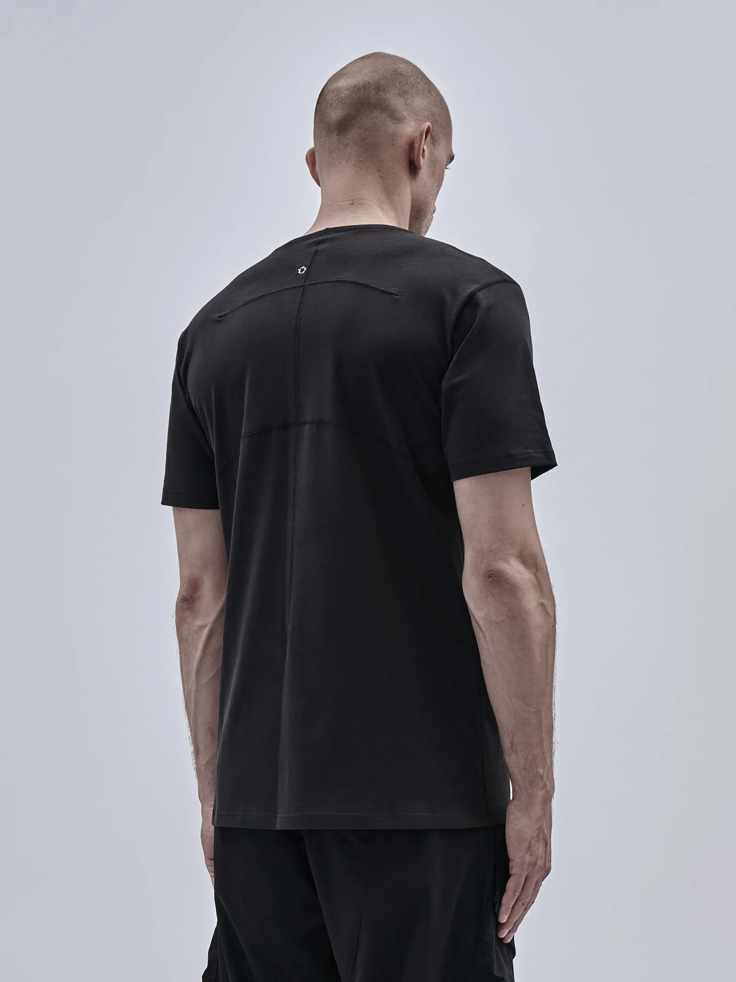 elosu tee cotton jersey black