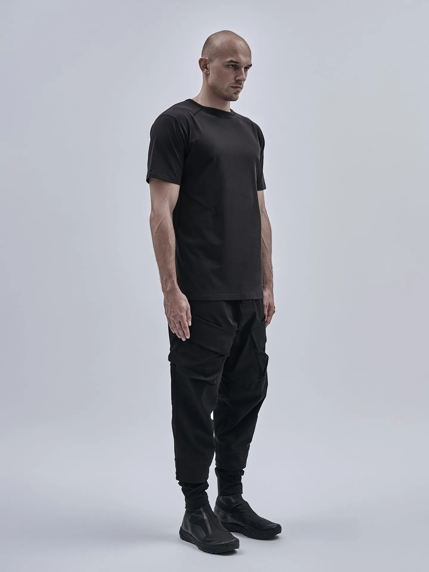 elosu tee cotton jersey black