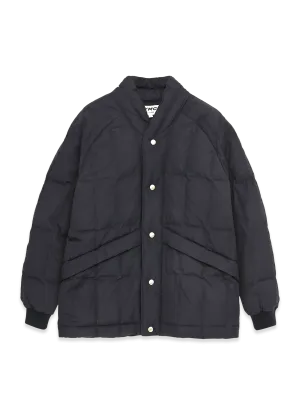 Feather Downs Cordura Ripstop Coat - Navy