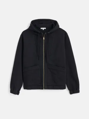 Fleece Track Zip Hoodie