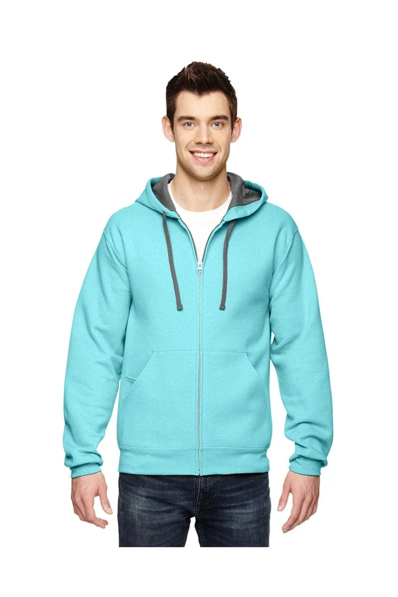 Fruit of the Loom SF73R: Adult 7.2 oz. SofSpun(r) Full-Zip Hooded Sweatshirt
