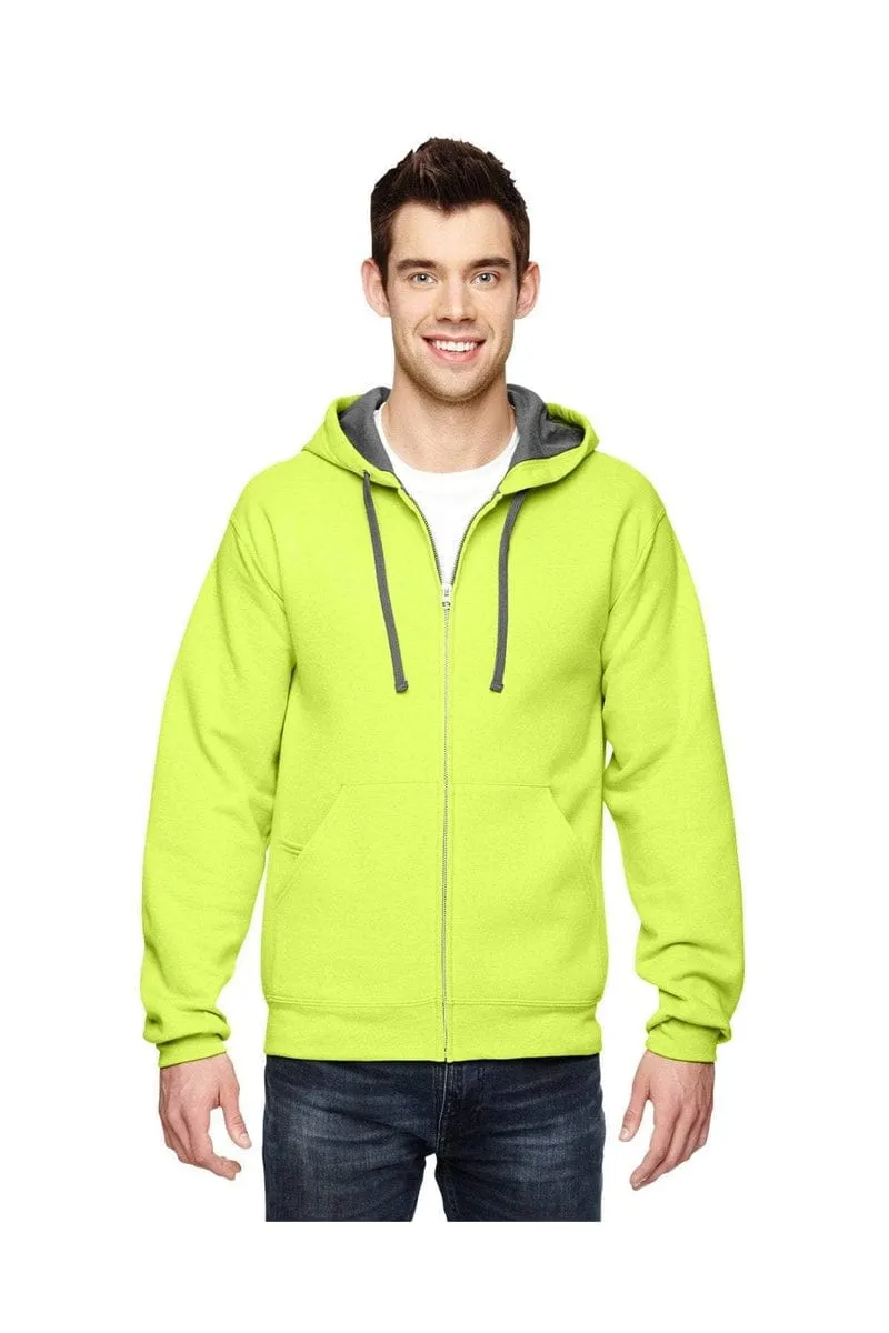 Fruit of the Loom SF73R: Adult 7.2 oz. SofSpun(r) Full-Zip Hooded Sweatshirt