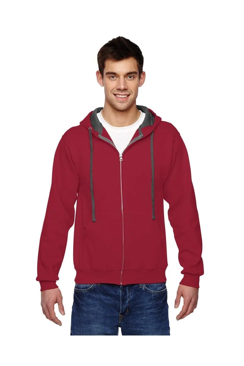 Fruit of the Loom SF73R: Adult 7.2 oz. SofSpun(r) Full-Zip Hooded Sweatshirt
