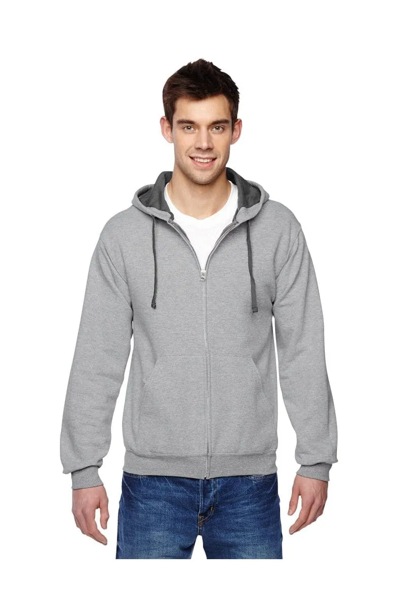 Fruit of the Loom SF73R: Adult 7.2 oz. SofSpun(r) Full-Zip Hooded Sweatshirt