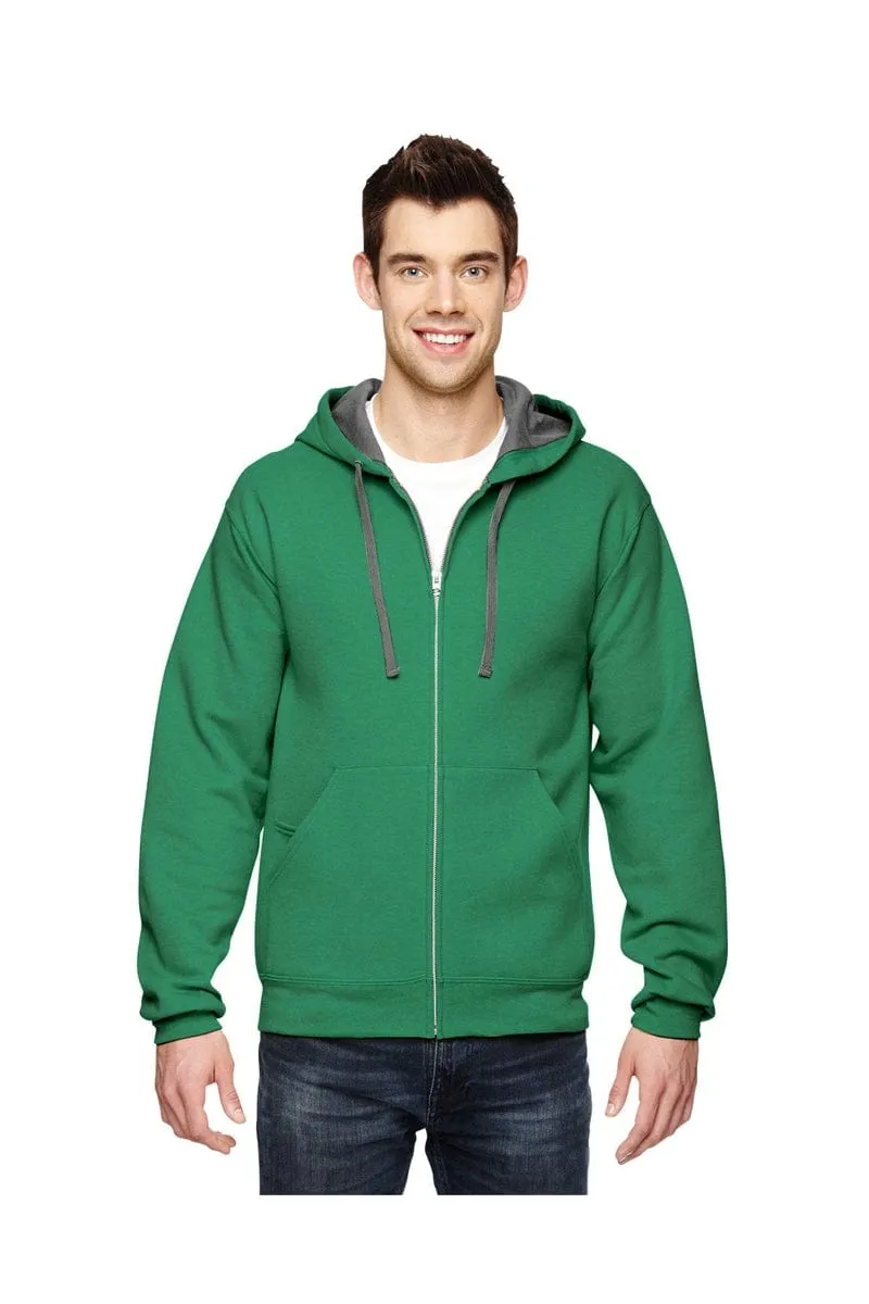 Fruit of the Loom SF73R: Adult 7.2 oz. SofSpun(r) Full-Zip Hooded Sweatshirt