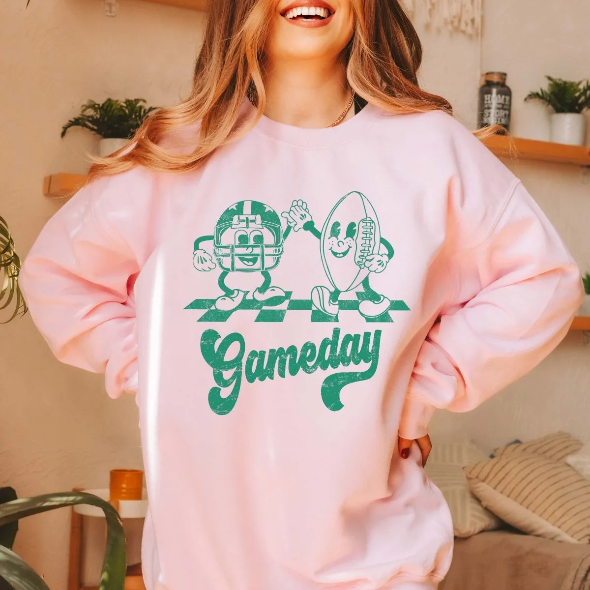 Gameday Football Green Sweatshirt