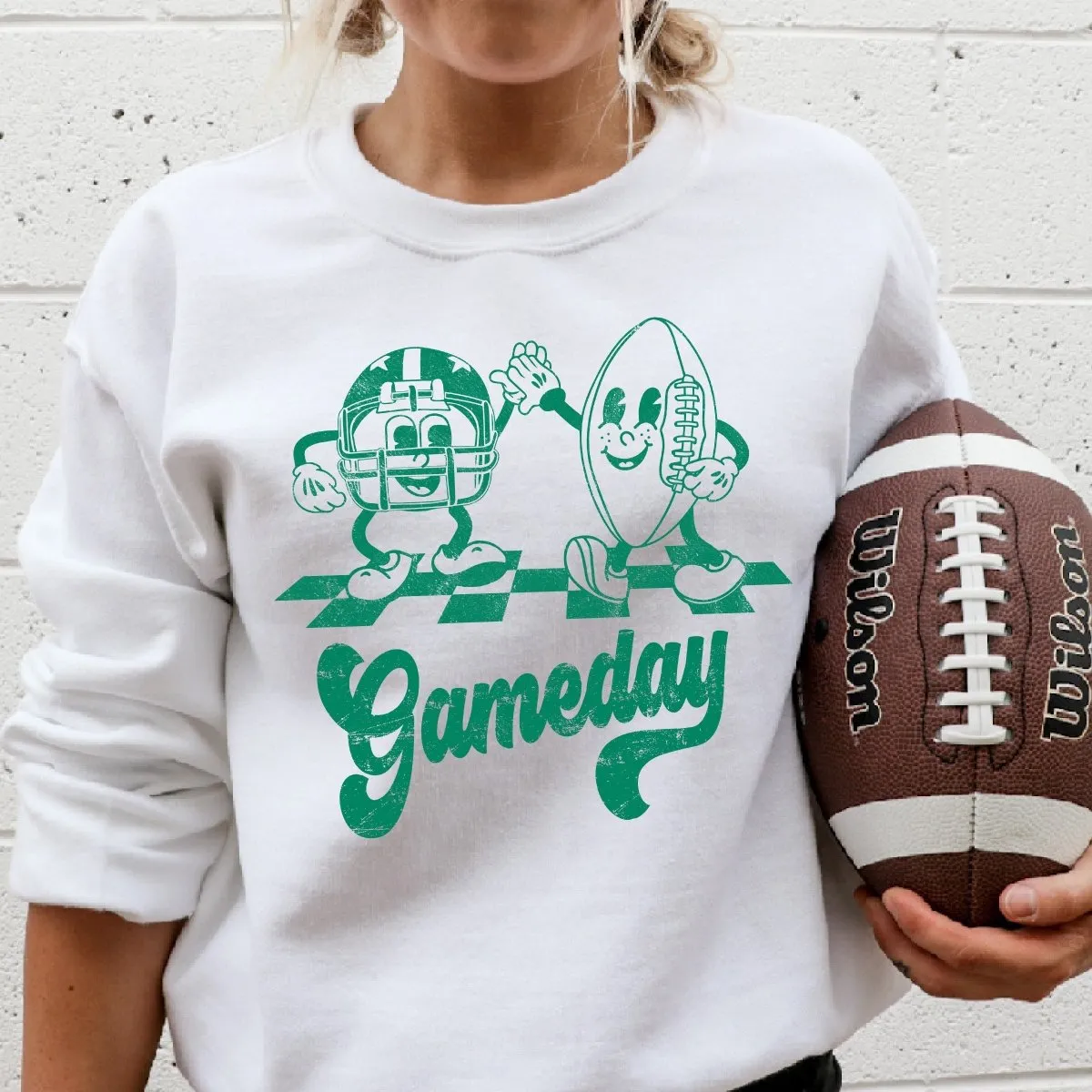 Gameday Football Green Sweatshirt