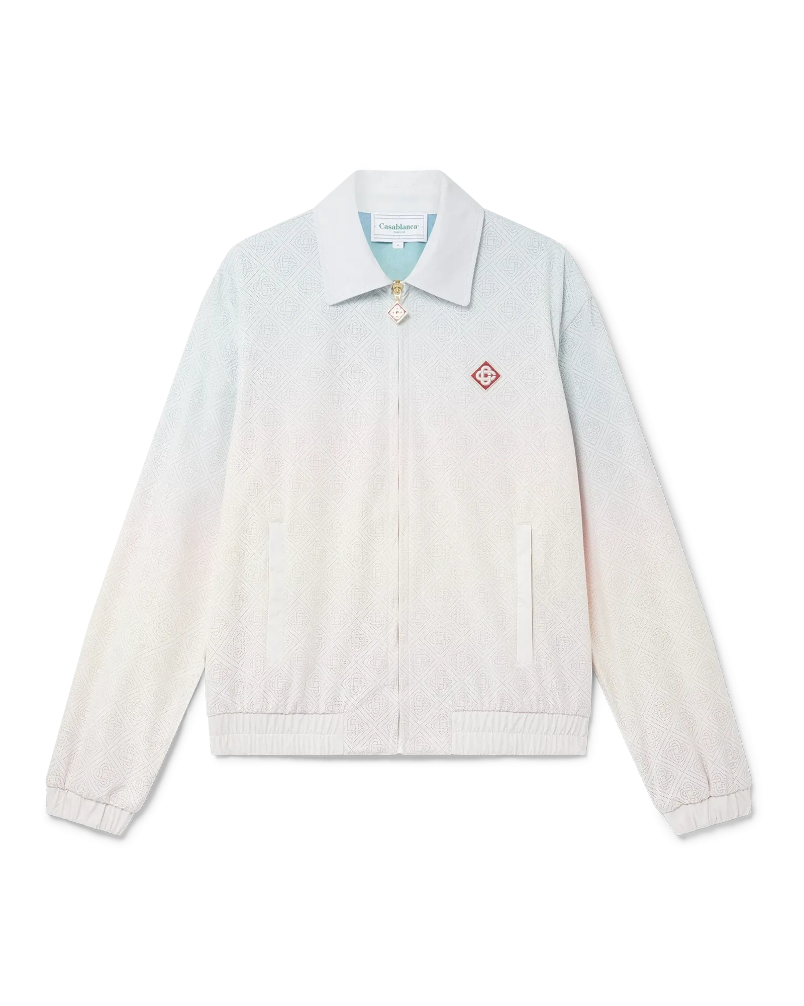 Gradient Laser Detail Track Jacket