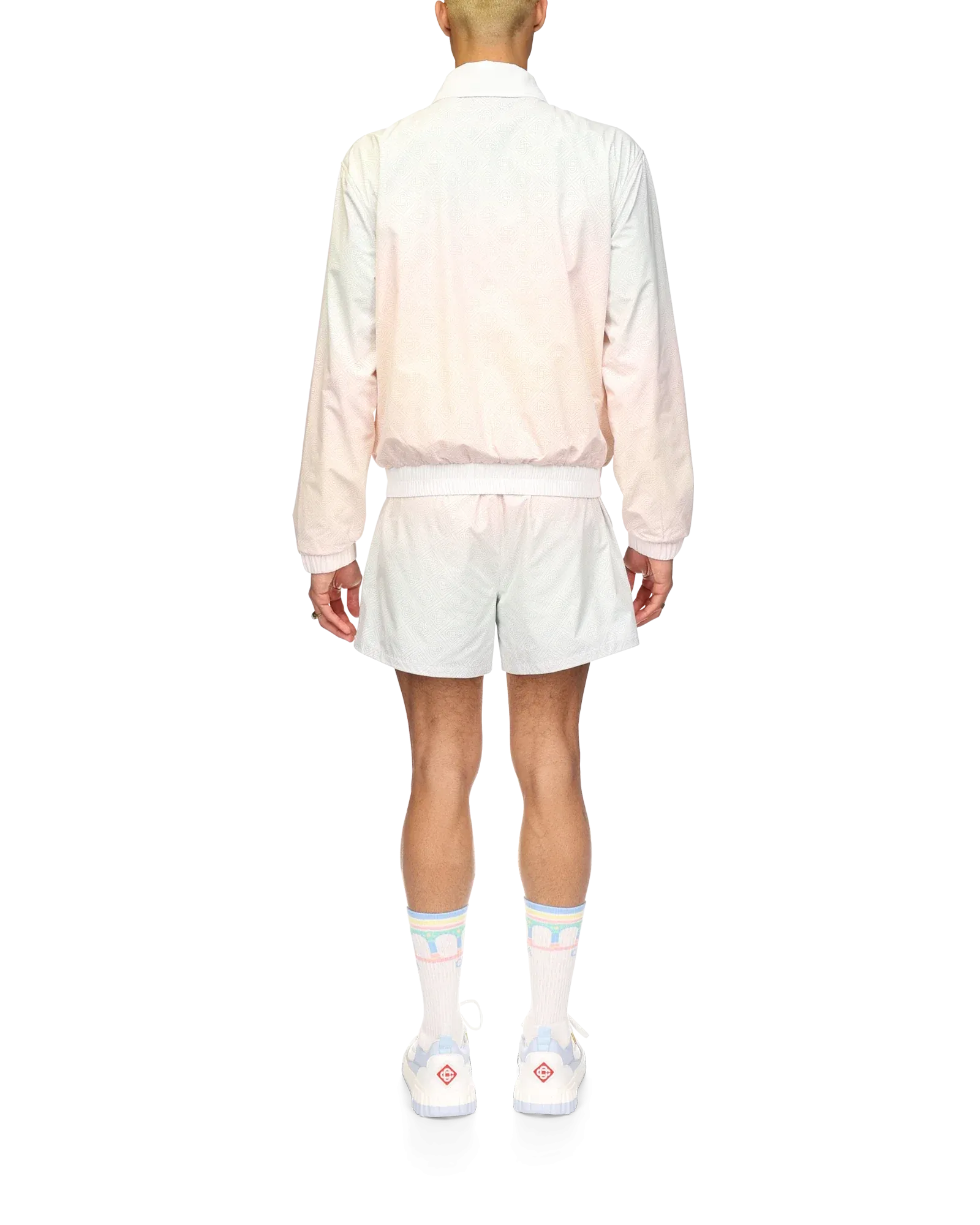 Gradient Laser Detail Track Jacket