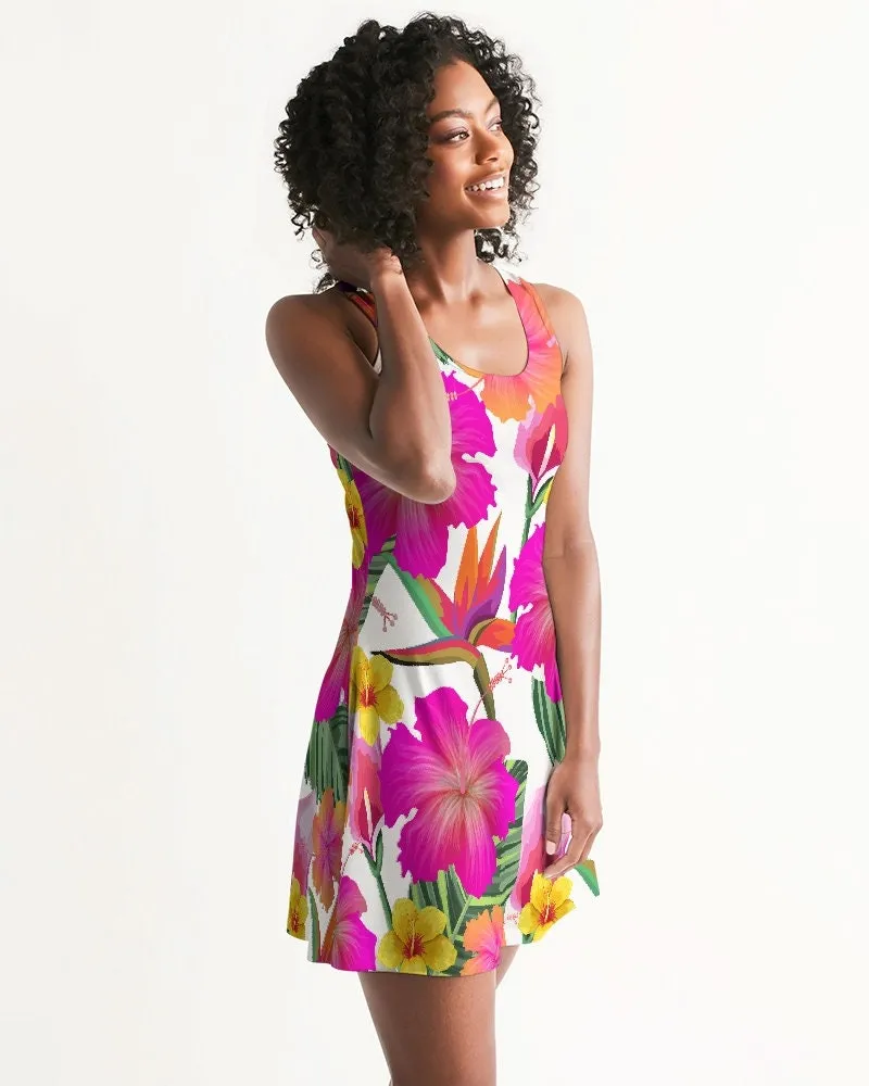 Hibiscus Floral Racerback Dress