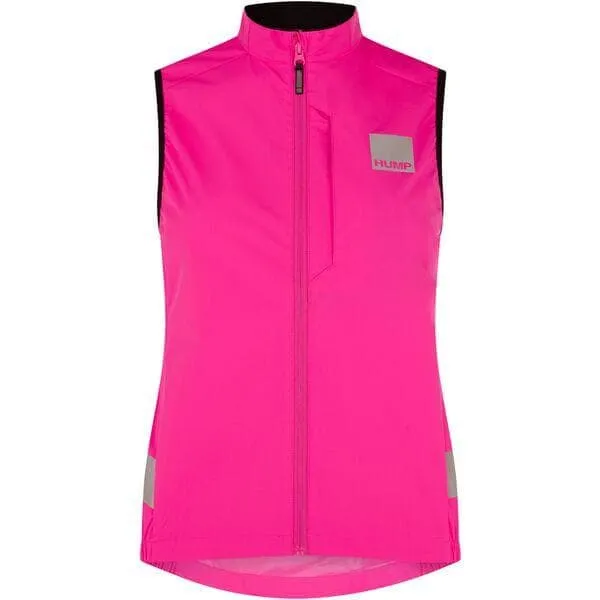 HUMP Strobe Women's Gilet; Pink Glo - Size 8