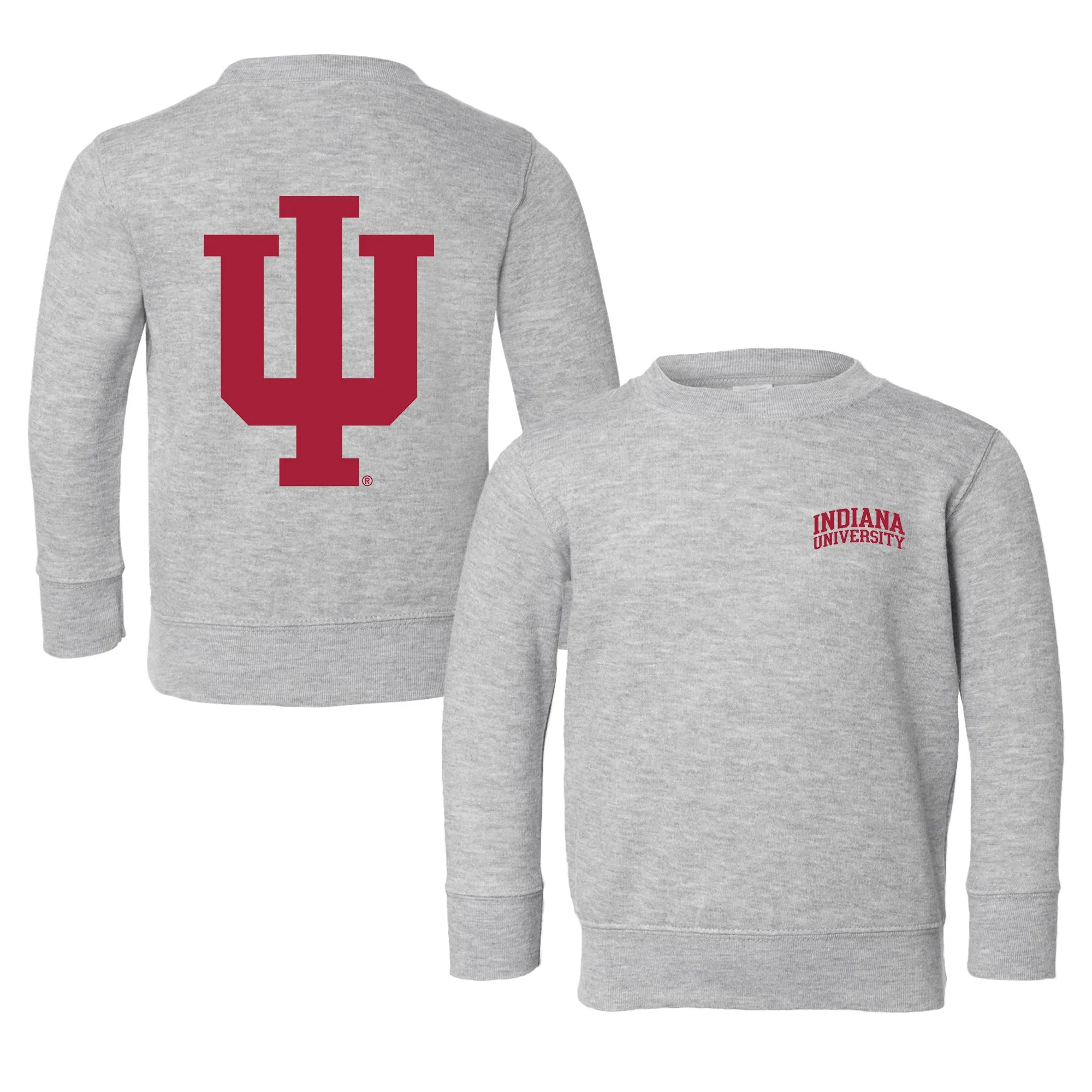 Indiana Hoosiers Logo Toddler Crewneck Sweatshirt