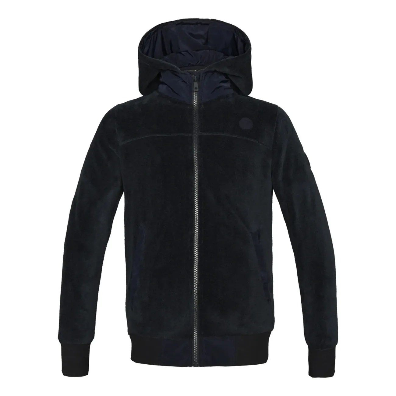 JUNIOR FULL ZIP SWEATSHIRT WITH FLEECE HOOD