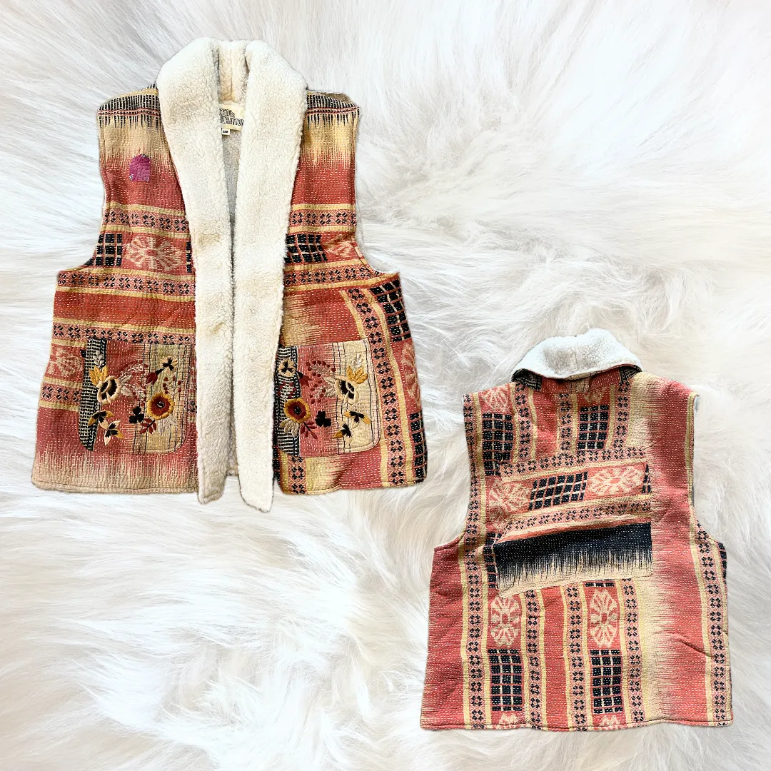 Kantha Teddy Gilet S/M 2