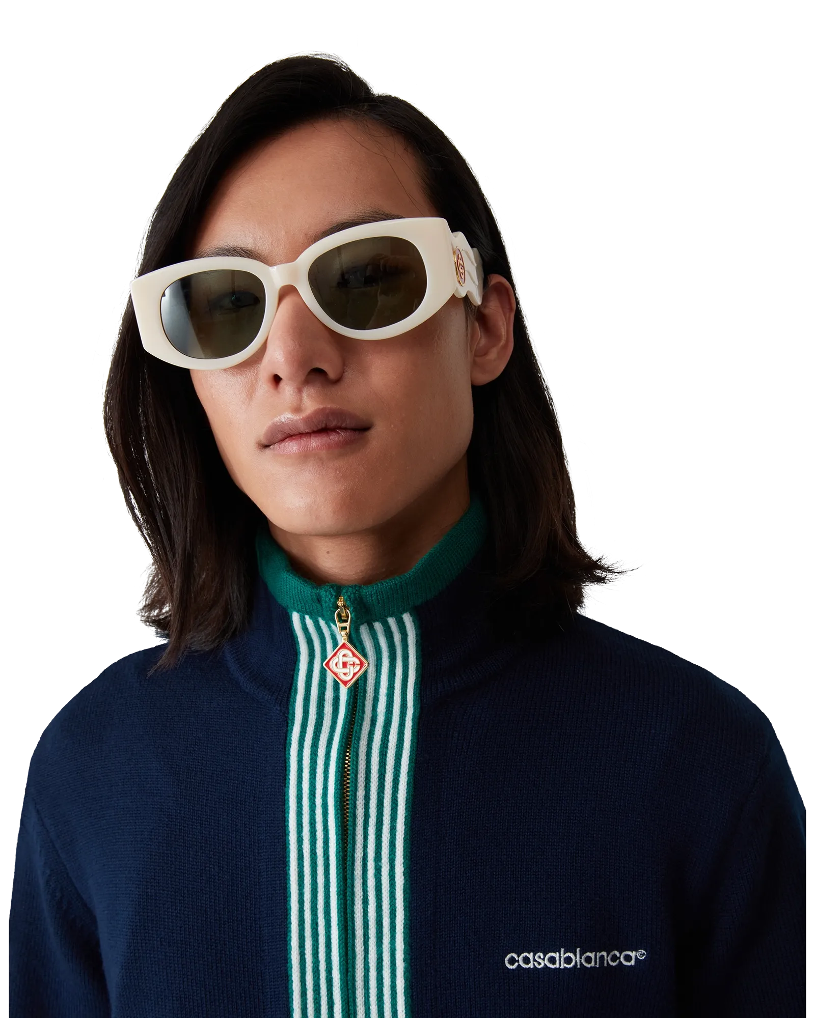 Knit Tennis Track Jacket