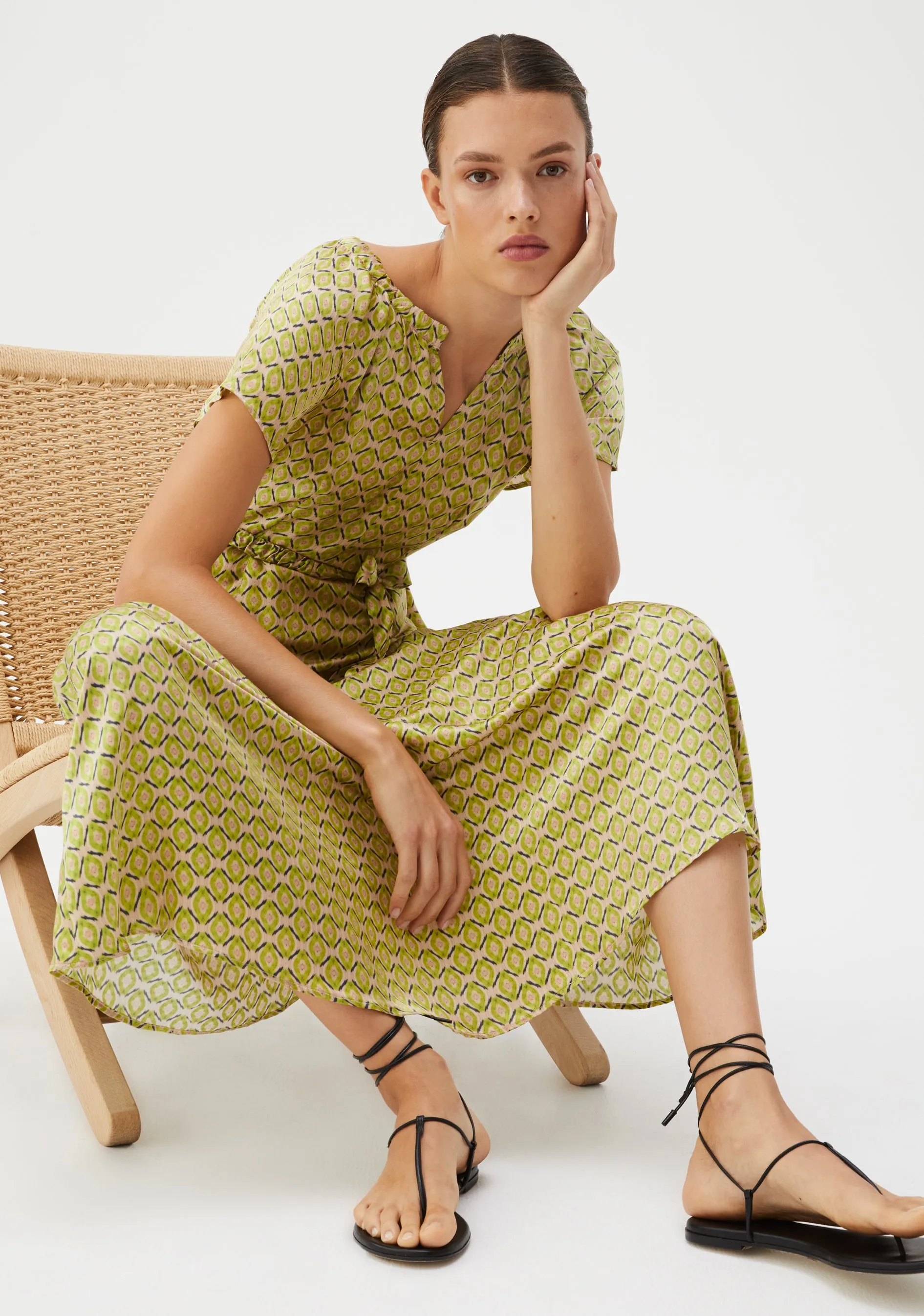 Lucca Midi Dress_Print