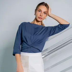 Luum Indigo Knot Tee